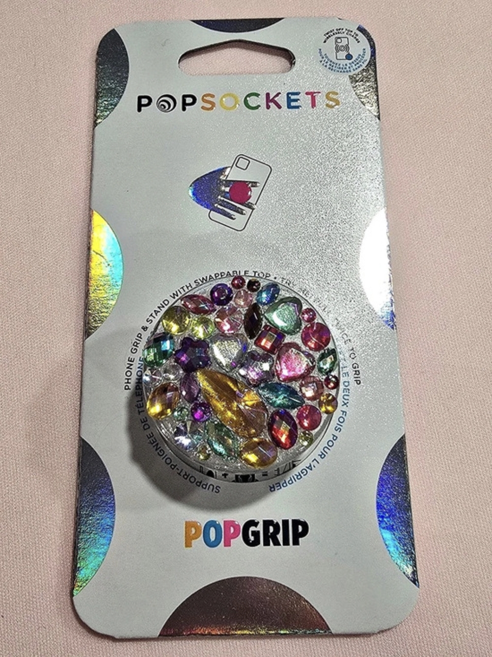 PopSockets PopGrip Rhinestone Cluster Multi Multicolor